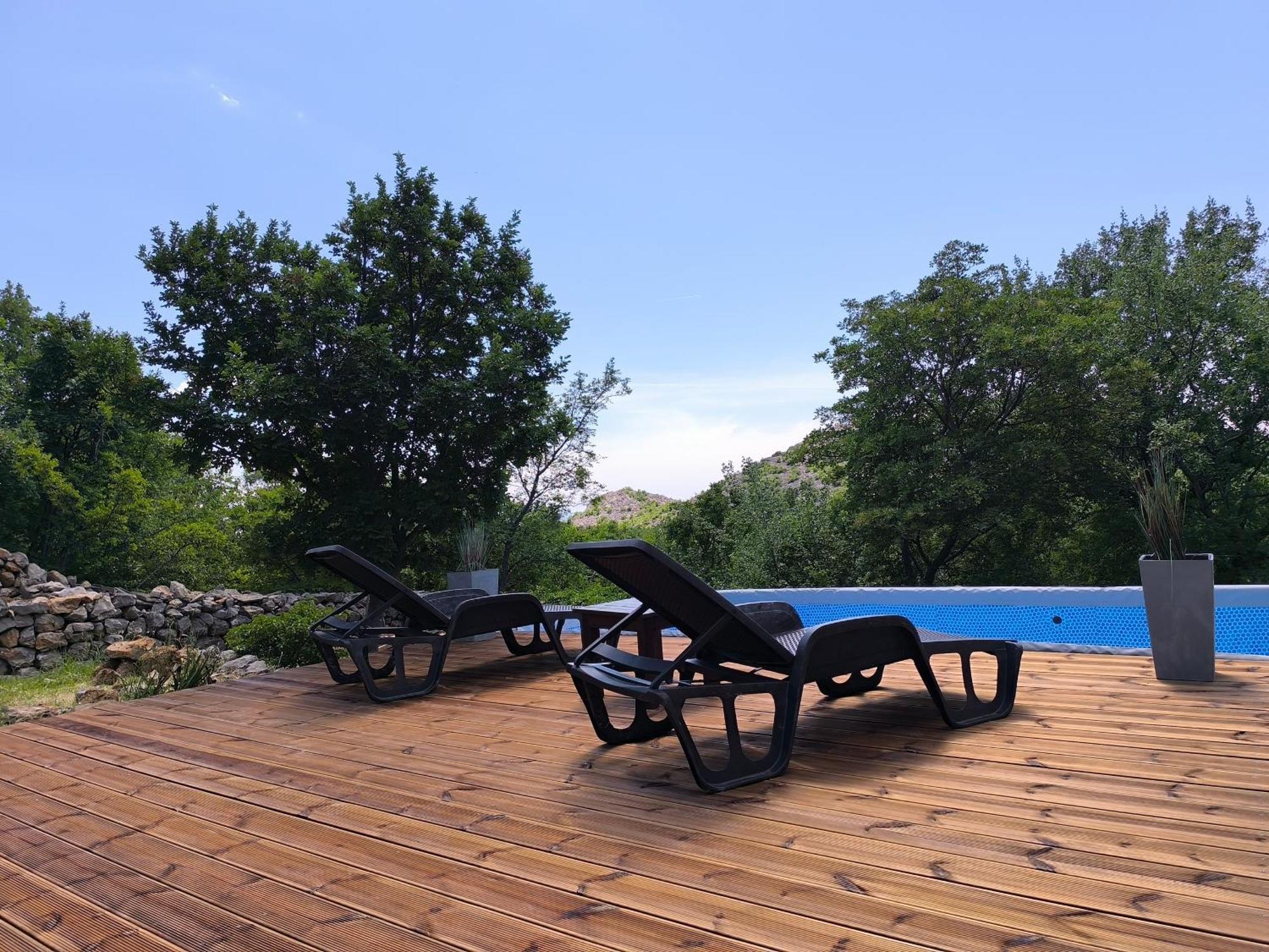Holiday Home Lucija "" Private House With Pool "" Jablanac Exterior foto