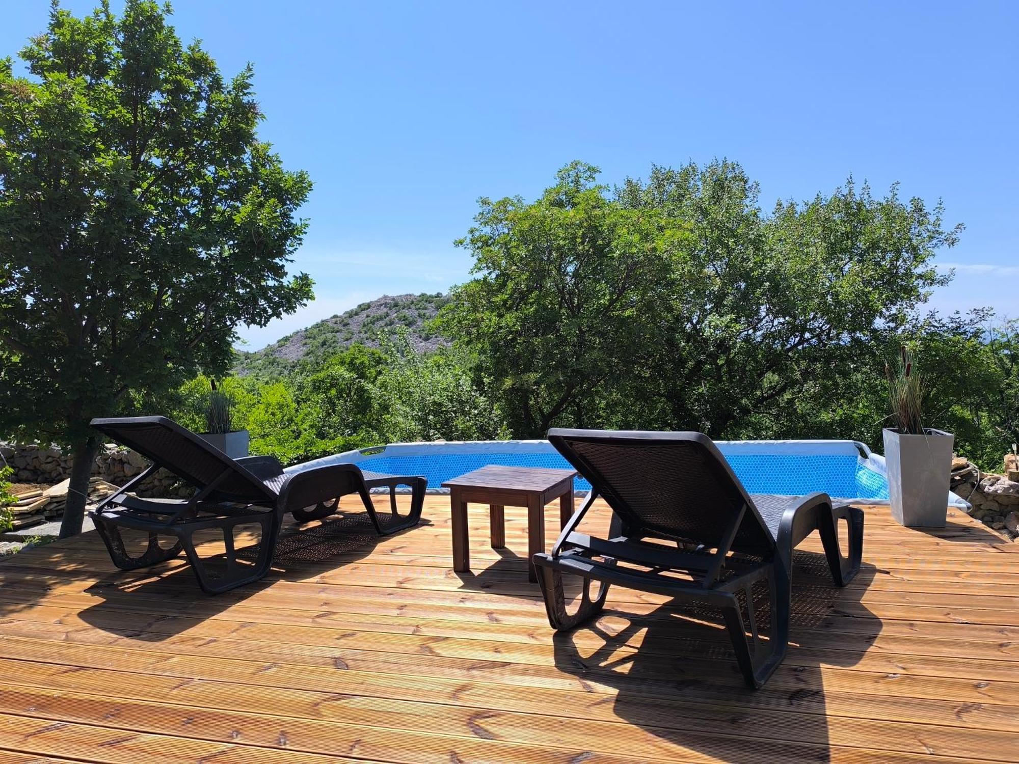 Holiday Home Lucija "" Private House With Pool "" Jablanac Exterior foto