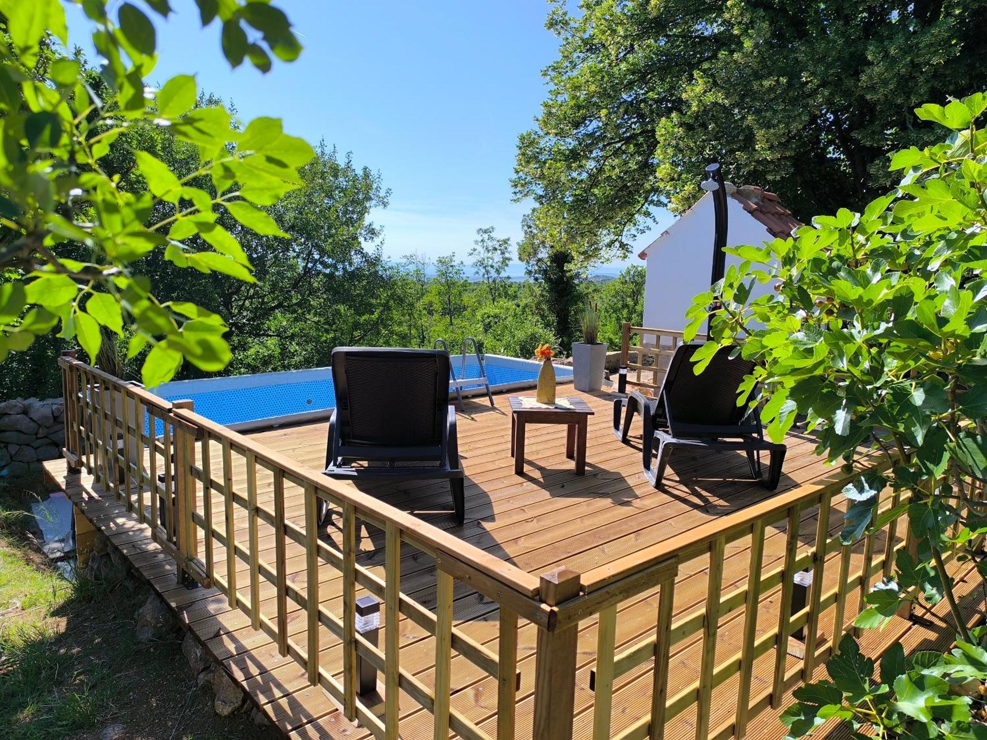 Holiday Home Lucija "" Private House With Pool "" Jablanac Exterior foto